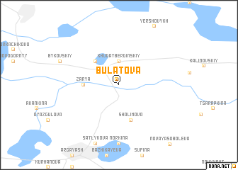 map of Bulatova