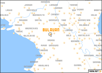 map of Bulauan