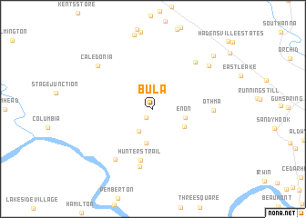 map of Bula