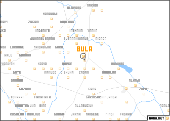 map of Bula