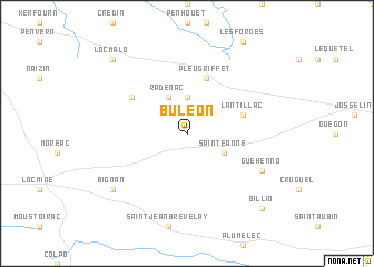 map of Buléon