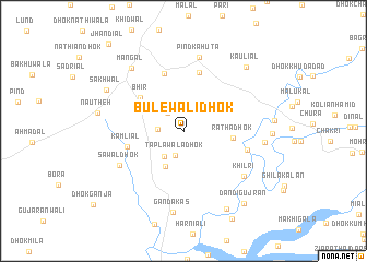 map of Bulewāli Dhok