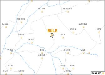 map of Bule