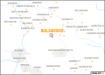 map of Bulgakovo