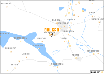 map of Bulgan