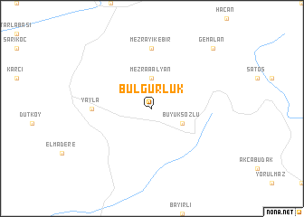 map of Bulgurluk