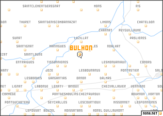 map of Bulhon
