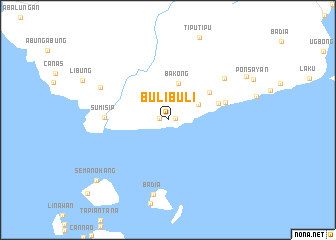 map of Bulibuli