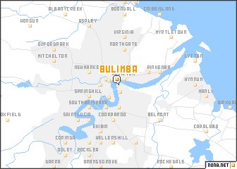 map of Bulimba