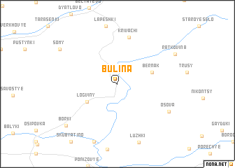 map of Bulina