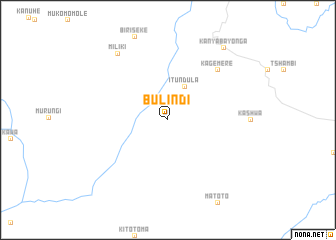 map of Bulindi