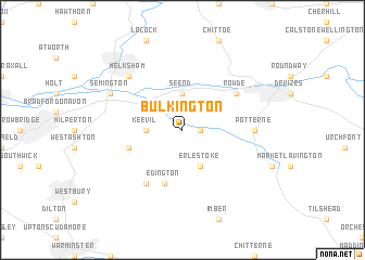 map of Bulkington