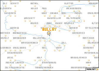 map of Bullay