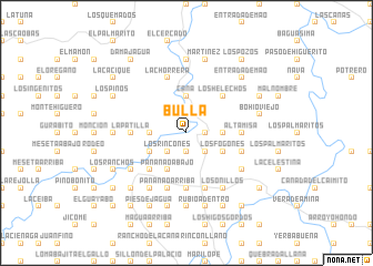 map of Bulla