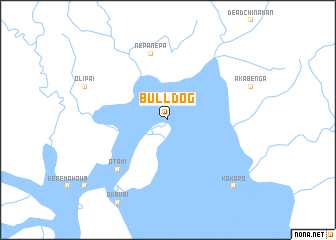 map of Bulldog