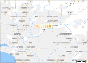 map of Bulleen