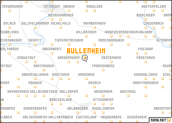 map of Bullenheim