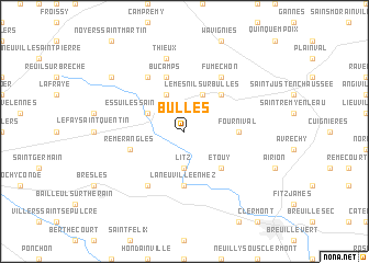 map of Bulles