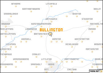 map of Bullington