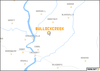 map of Bullock Creek
