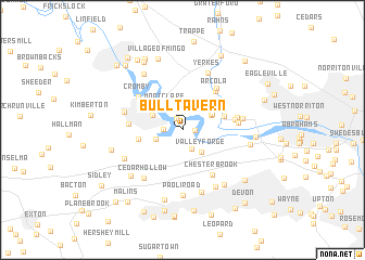 map of Bull Tavern