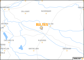 map of Bulnes