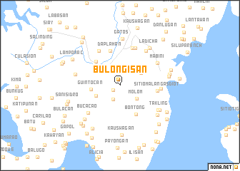 map of Bulongisan