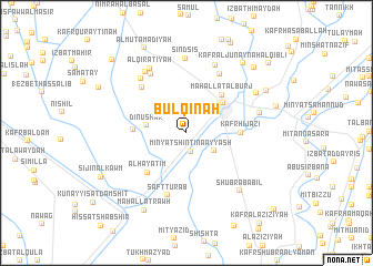 map of Bulqīnah