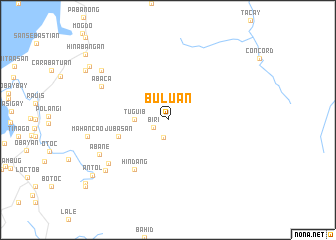 map of Buluan