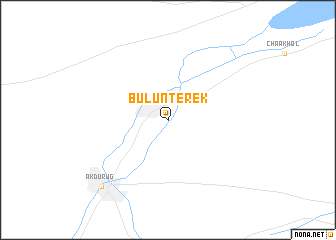 map of Bulun-Terek