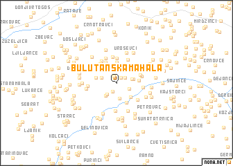 map of Bulutanska Mahala