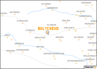 map of Bulychëvo