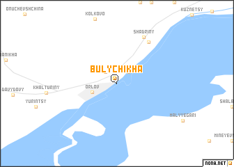 map of Bulychikha