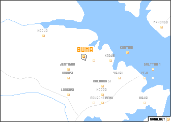 map of Buma