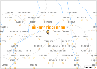 map of Bumbeşti-Galbenu