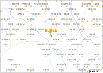 map of Bumbe