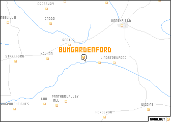 map of Bumgarden Ford