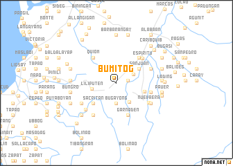 map of Bumitog
