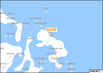 map of Buna