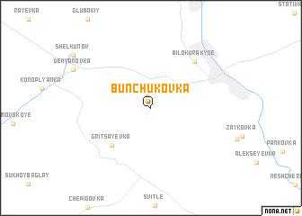 map of Bunchukovka