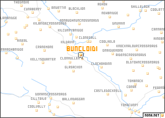 map of Bun Clóidi