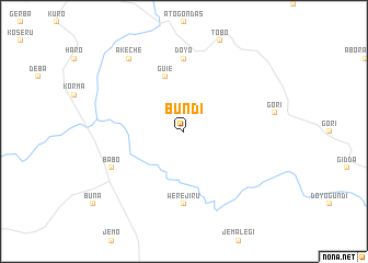 map of Bundī