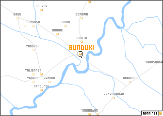 map of Bunduki