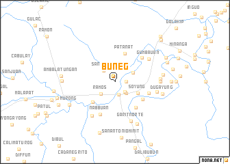 map of Buneg