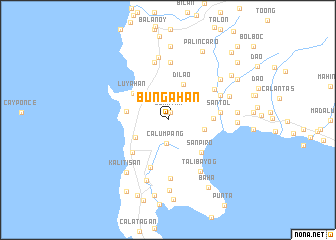 map of Bungahan