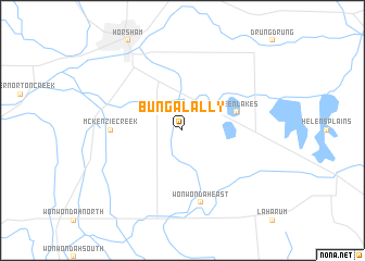 map of Bungalally