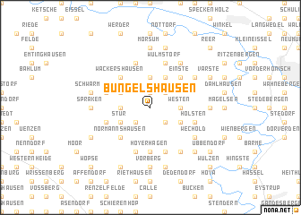 map of Büngelshausen