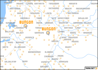 map of Bungon