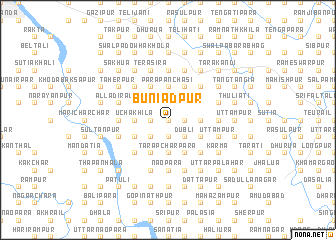 map of Buniādpur