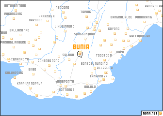 map of Bunia